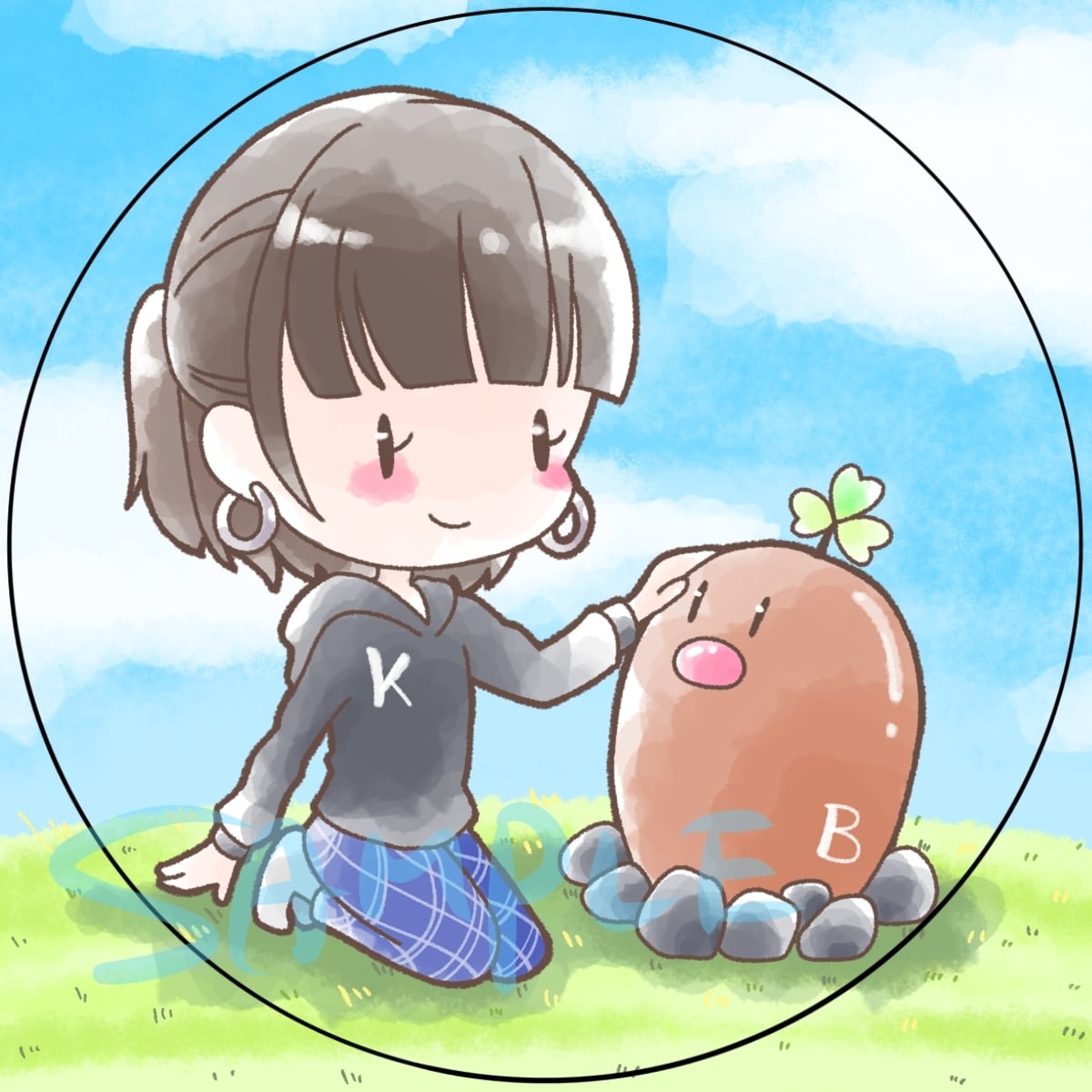 ゆるふわアイコン描きます 水彩風【安い*早い*かわいい！】SNSアイコン イメージ2