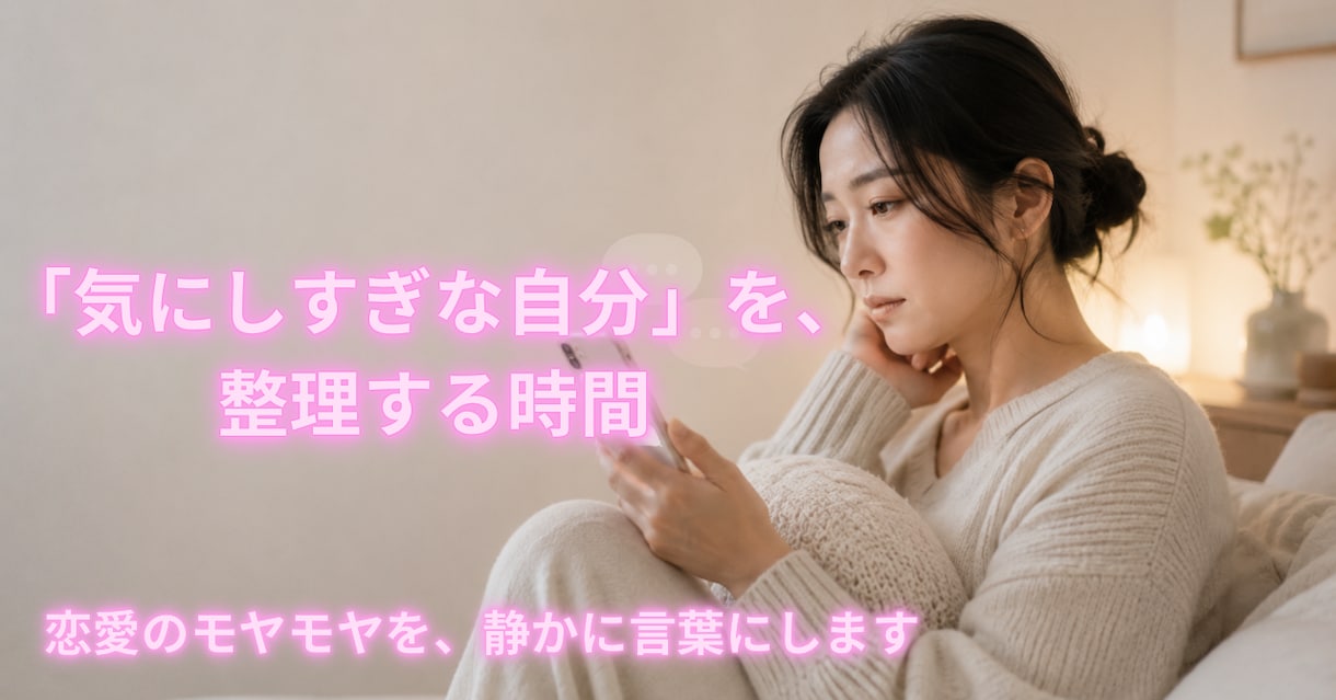 私が気にしすぎなのかな？を、整理します 励まされたいんじゃない。整理したいだけ。 イメージ1