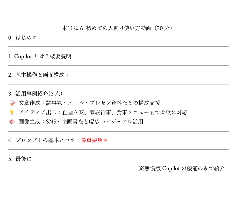 本当にAI初めての人向けに使い方動画を販売します 即納品！気軽に始めたい人向け！AIの基本的な概要と操作を解説 イメージ2