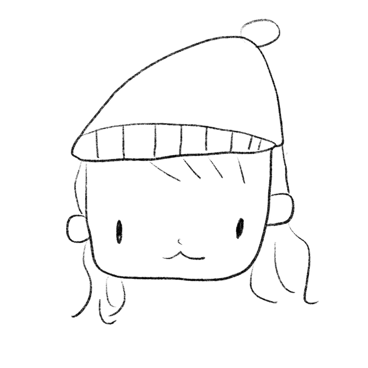 ゆるいシンプルな線画アイコン／イラスト制作します SNSなどに使えるイラストです イメージ3
