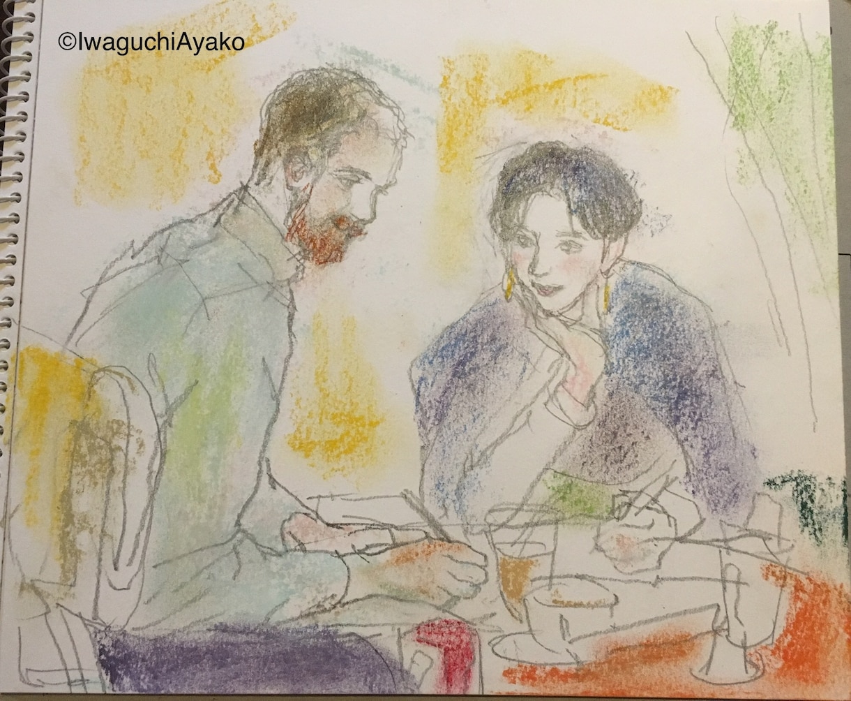 あなたの表情・お姿からパステル画を作成します 世界に一枚だけ♡芸術薫るさりげないイメージのアイコンを！ イメージ4