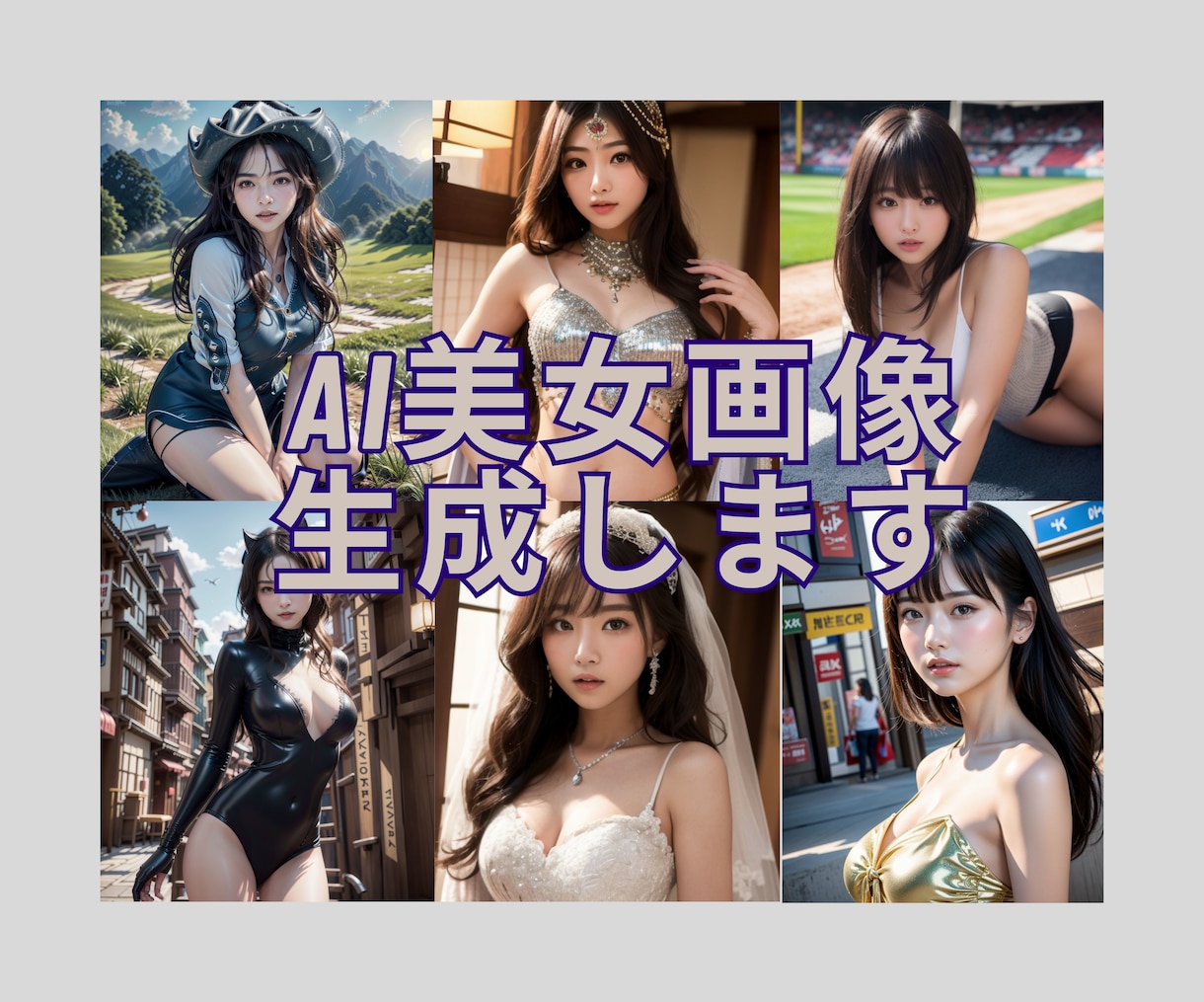 ハイクオリティ☆AI美女画像生成します あなたが要望する高画質美女を代行生成します イメージ1