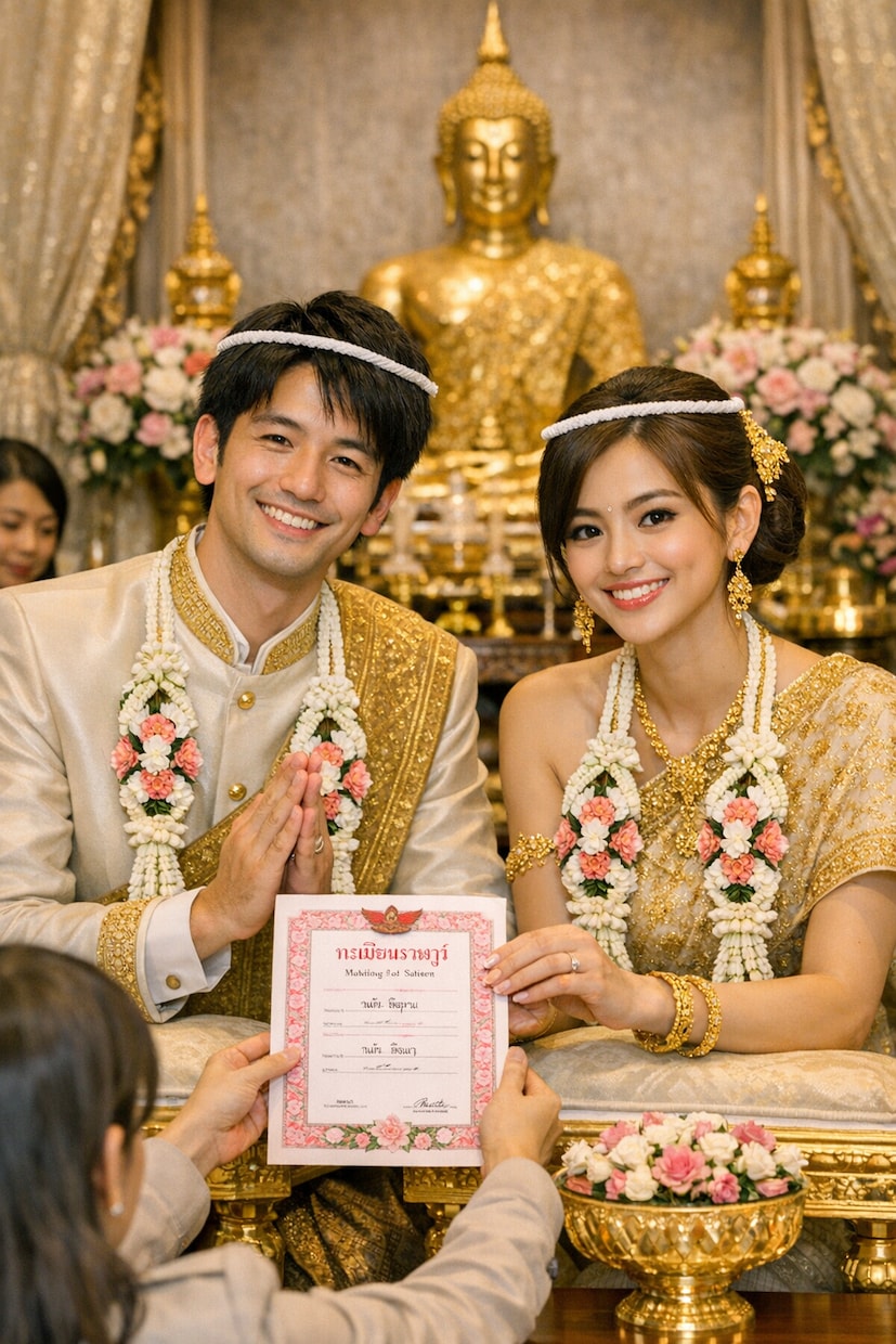 日本人とタイ人の入籍に関するご相談にのります 入籍の手続きを全部自分でした経験者が直接アドバイスします イメージ3