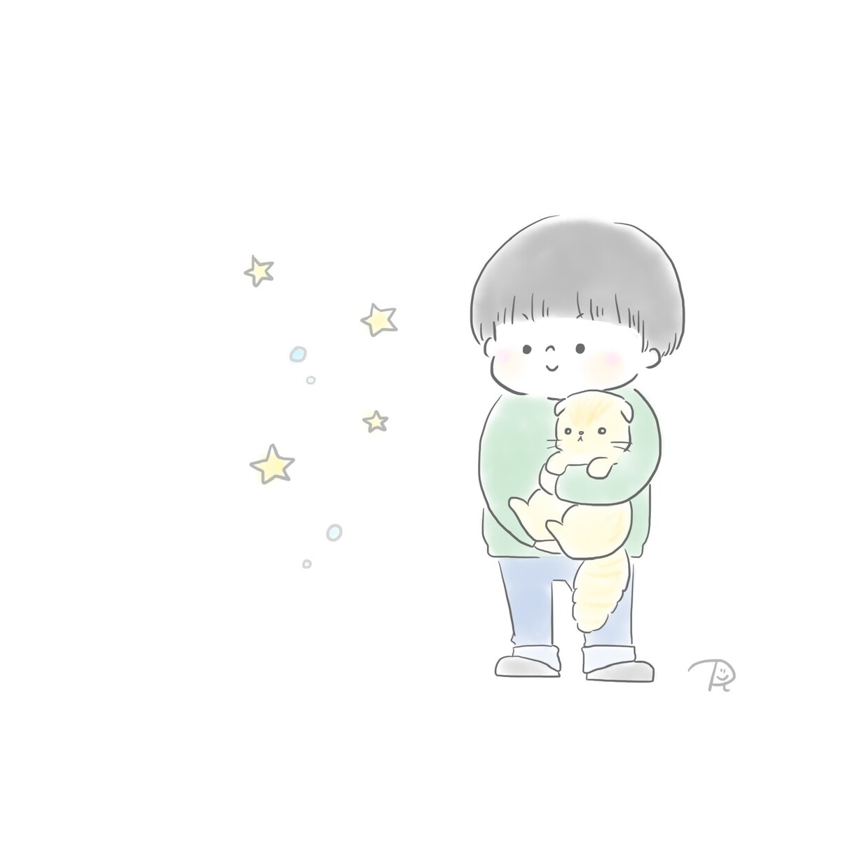可愛くデフォルメした似顔絵アイコンをお描きします ふんわり優しいタッチに仕上げます☆ イメージ7