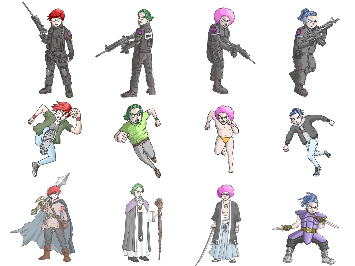 ポップなイラストを作成します！ます ポップに楽しいイラストを作成します！ イメージ4