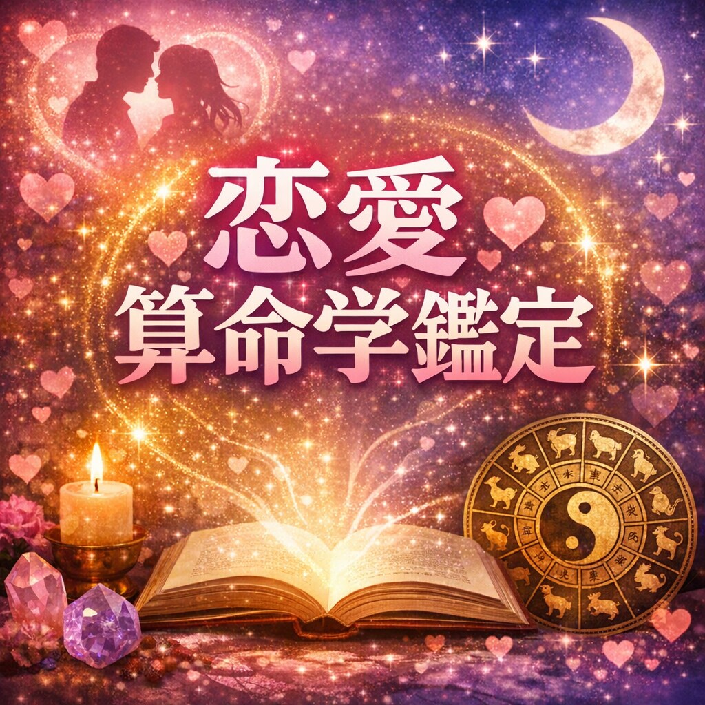 算命学で恋愛相性と相手の性格を鑑定します 相手の本質や恋愛傾向を算命学で読み解きます イメージ1