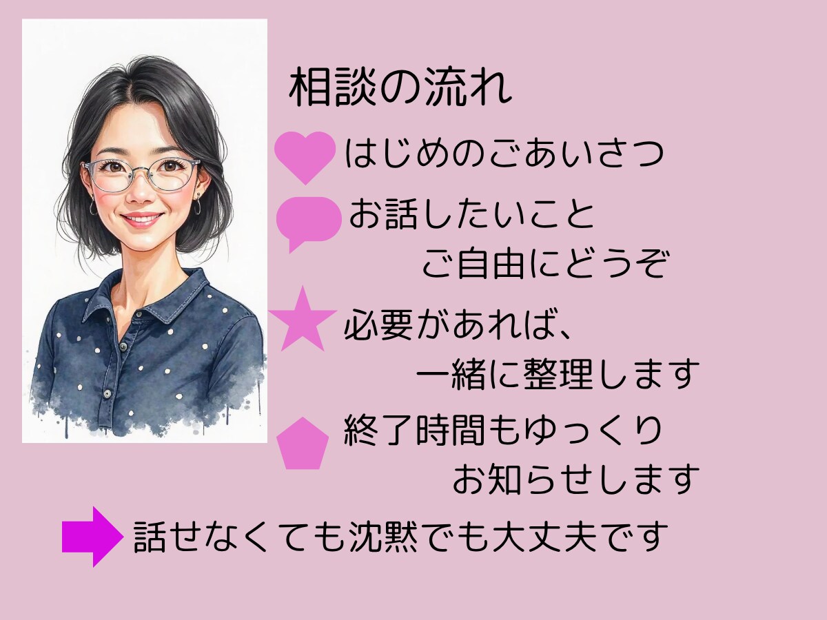 がんばりすぎた心の安心基地対話を提供します 揺れた心が安心して休める場所に イメージ4
