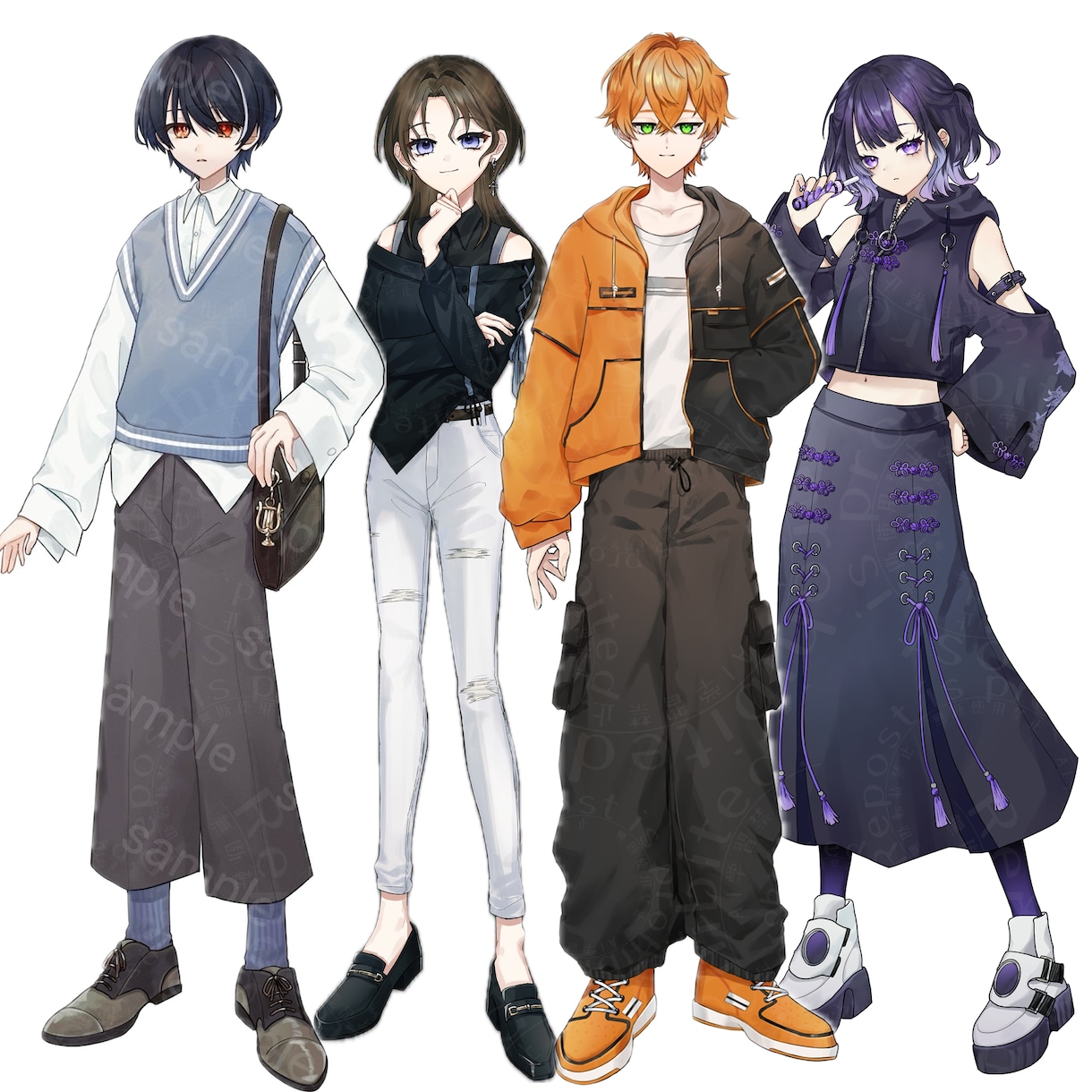 かわいい・かっこいい立ち絵描きます TRPG、IRAM用などの立ち絵を制作いたします！ イメージ4
