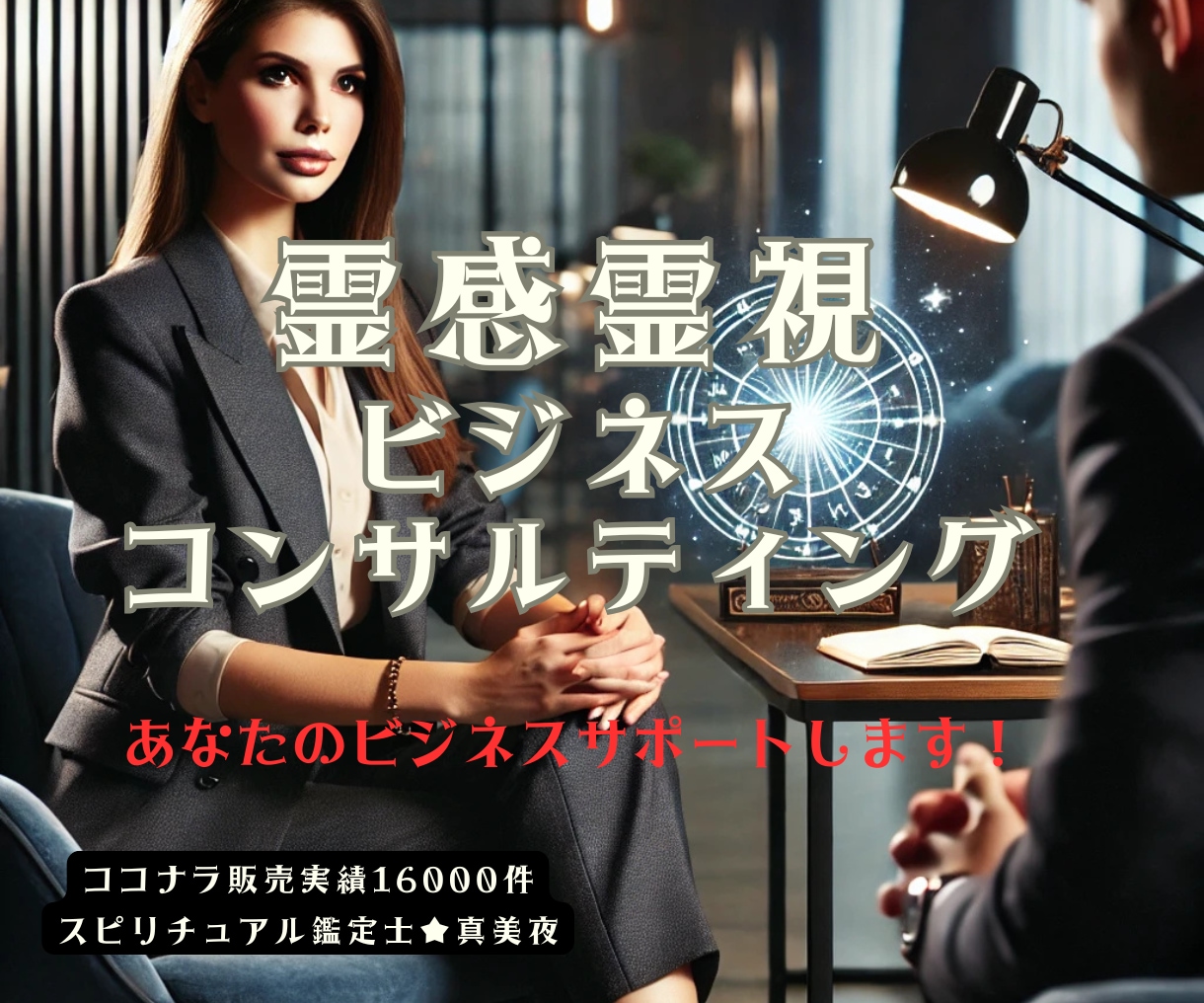 霊感霊視ビジネスコンサルティングいたします 占い業界で独立できた私が、あなたのビジネスをサポートします！ イメージ1