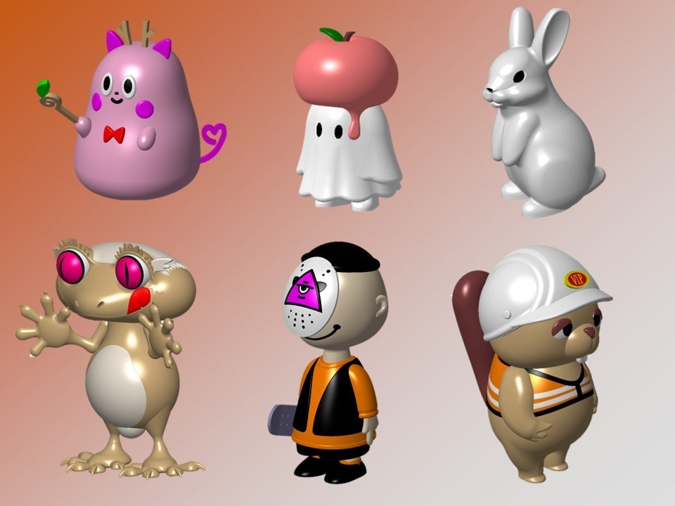 3Dプリンター用のデータ作成、3Dモデリングします アクセサリー、シリコン型、プラモデル、フィギュア、3Dデータ イメージ7