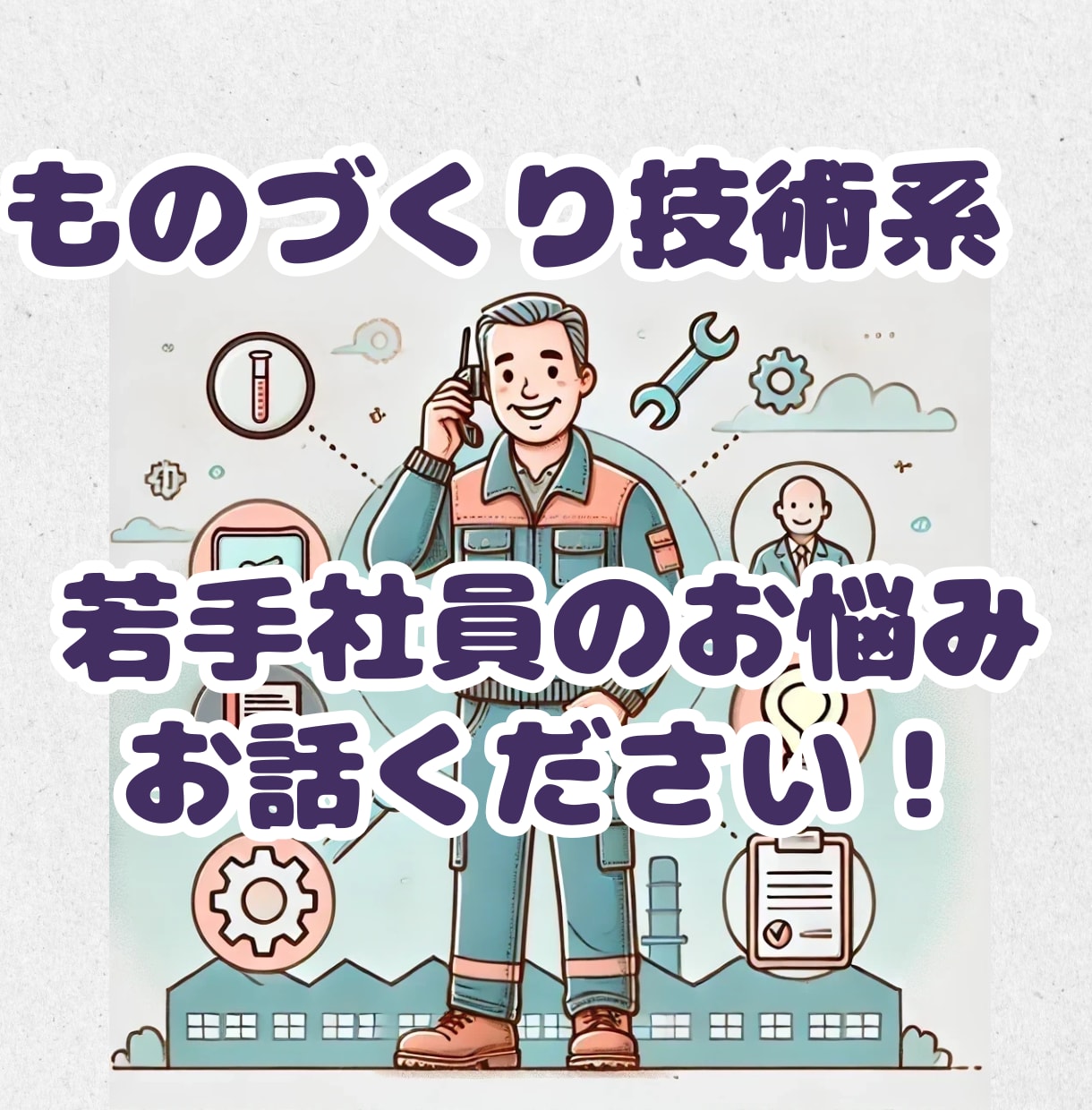 技術系社員の悩み相談に応じます 技術的課題から人間関係まで、実務経験15年の視点でアドバイス イメージ1