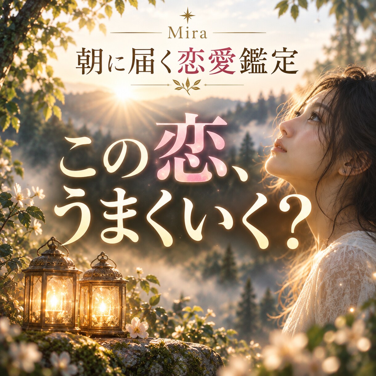 朝に届く恋愛鑑定｜北の森でご縁を読み解きますます 恋愛傾向・相性・ふたりの距離感・今の流れを丁寧に読み解きます イメージ1