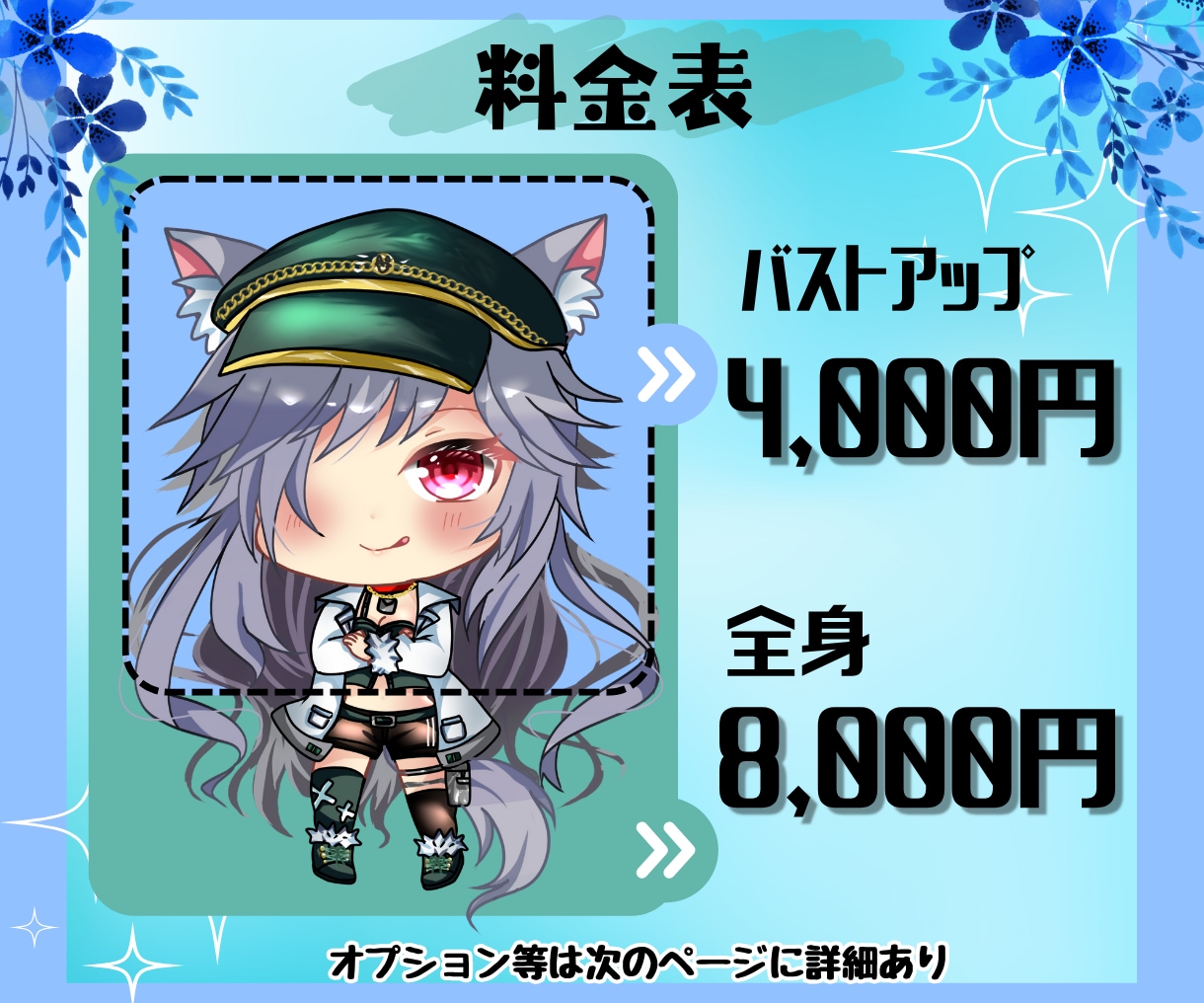 うるうるキラキラで映えるイラスト描きます デフォルメ+等身を混合させたイラストをお届けします。 イメージ3