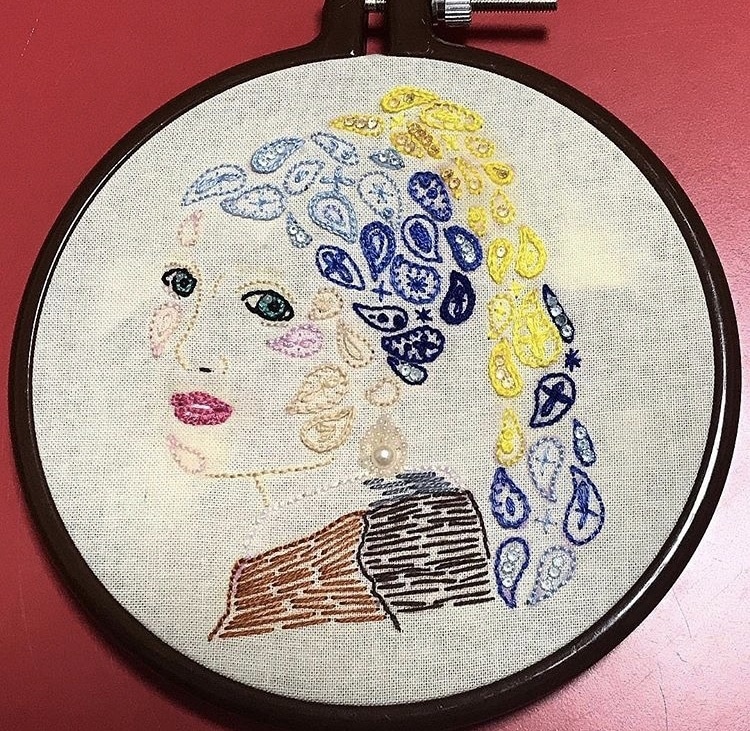 写真を刺繍にします 結婚式の受付に置いたり、贈り物にピッタリ！ イメージ2