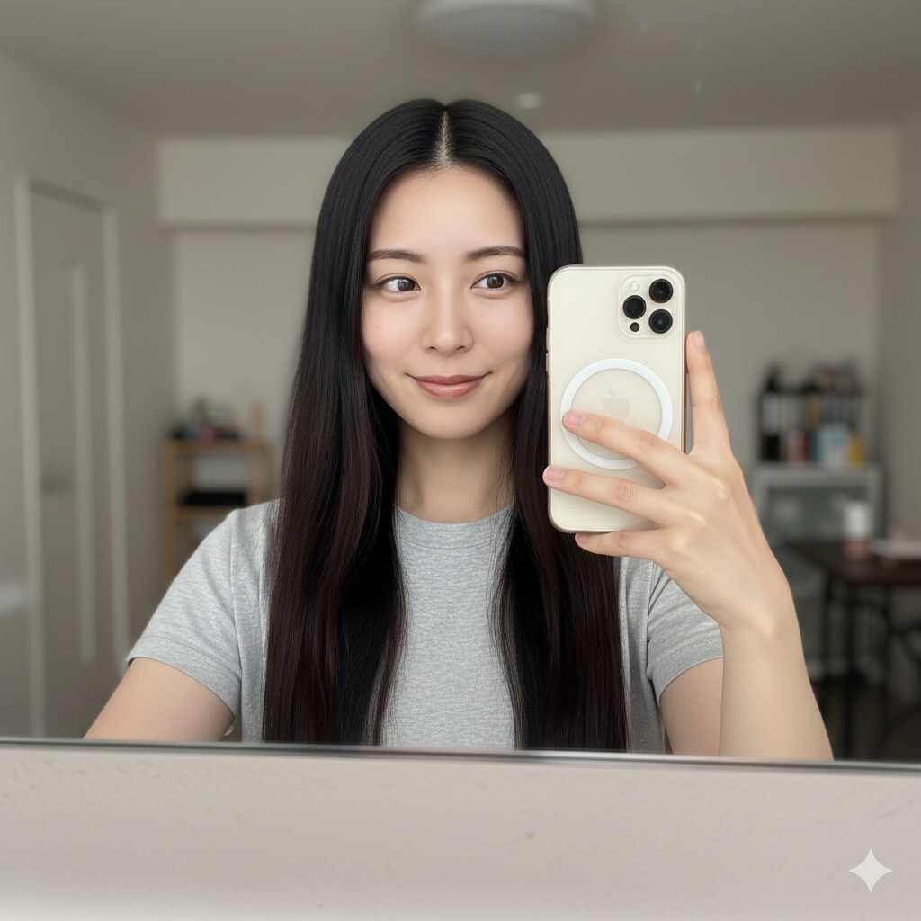 SNS映え！リアルでエモいAI美女アイコン売ります 著作権フリー！SNSで使えるエモい美女画像5枚セット イメージ5