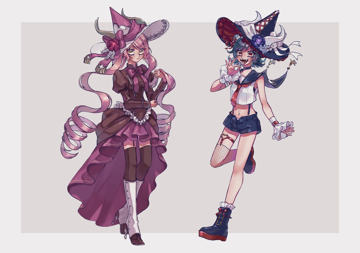 目を惹くキャラクターデザイン承ります Vtuberデビューやイメージキャラクター制作などに！ イメージ5