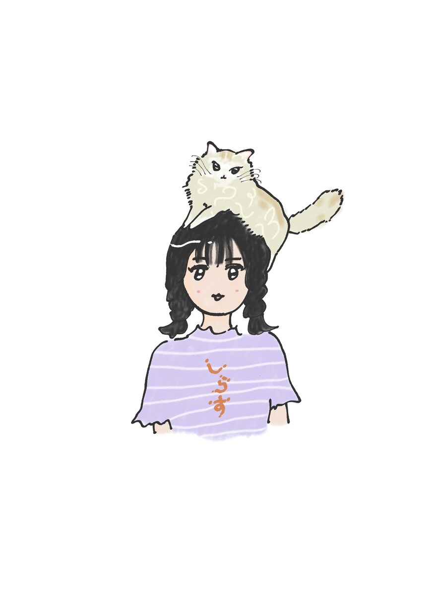 似顔絵・のっけてイラストを描きます 頭に好きなものを乗せた似顔絵のイラストです イメージ8