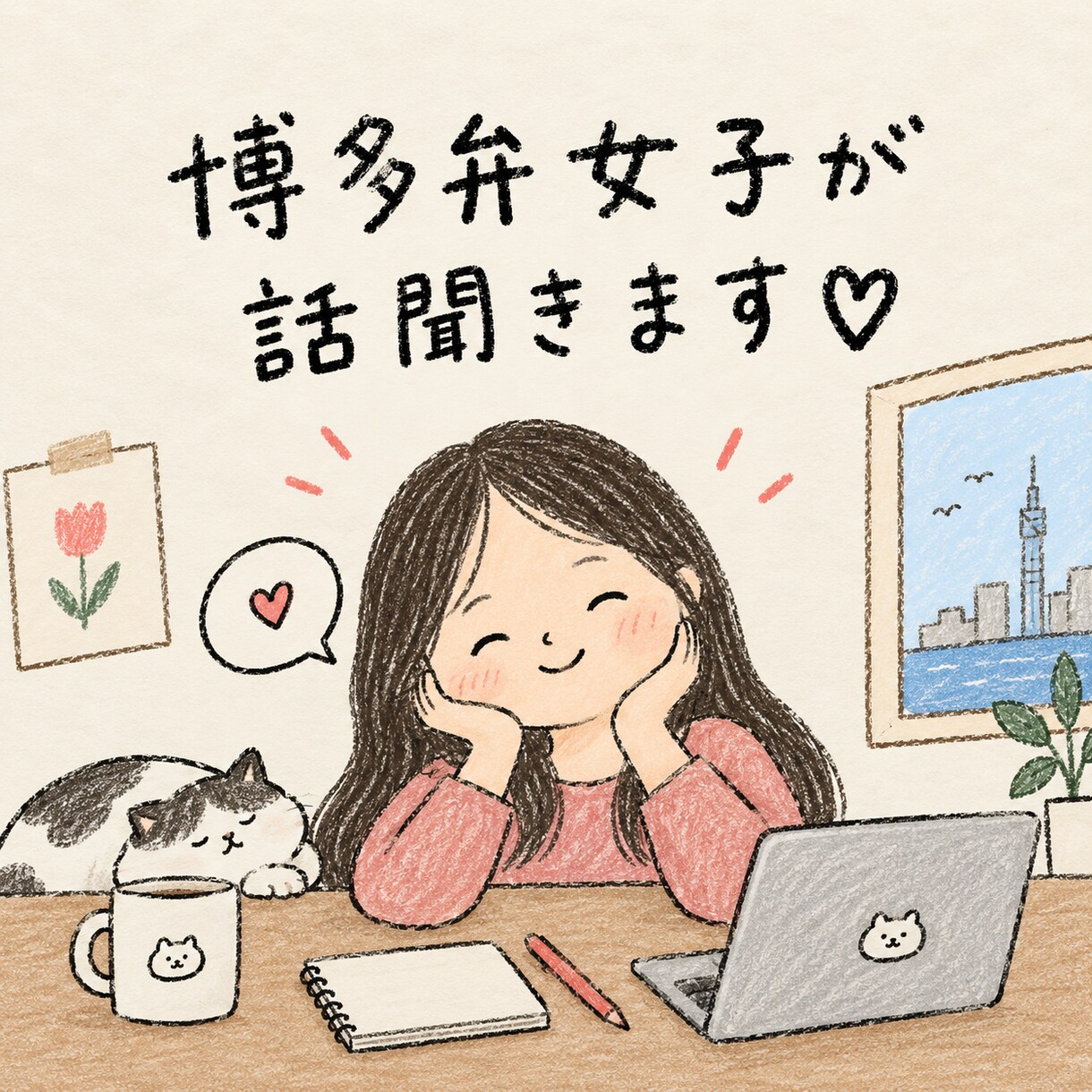 博多弁の女の子がお話し聞きますます 無言でも途中で切っても大丈夫。博多弁の女の子がお話聞くよ〜 イメージ1