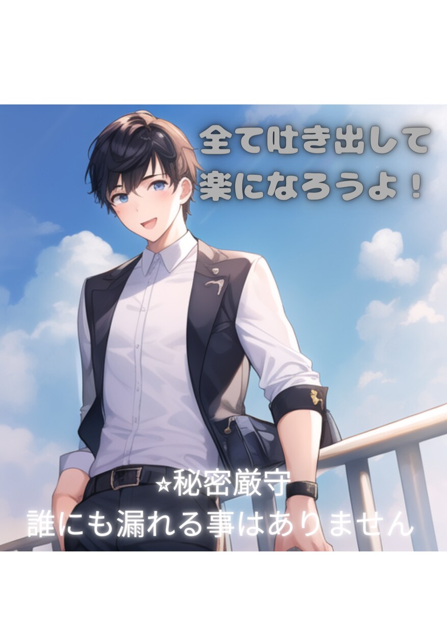 対面接客業15年超！どんな話でも受け止めます たまっているもの全てを吐き出して楽になりましょ！ イメージ1
