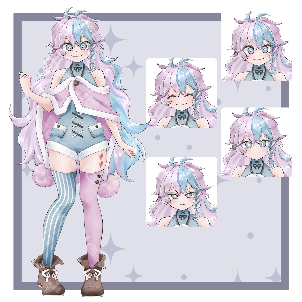 アイコン・サムネ・TRPGの立ち絵を作成します アイコン・サムネ・TRPGの立ち絵をお求めの方へ イメージ3