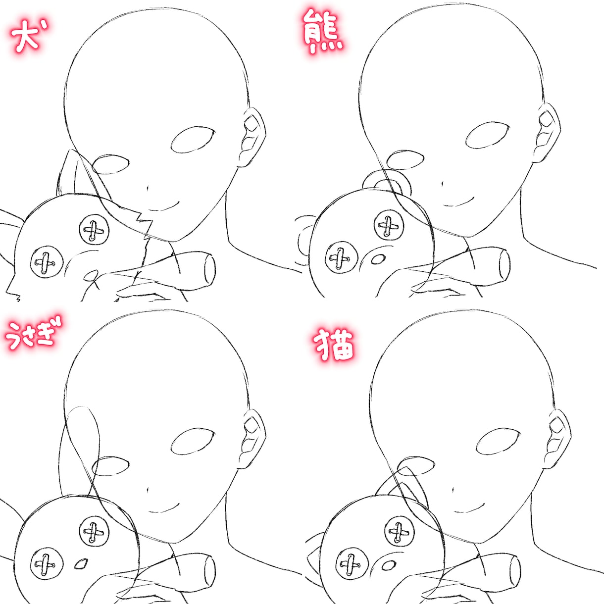 SNSアイコン等　量産型アイコン描きます 量産型でもかわいいアイコンが欲しい方 イメージ2