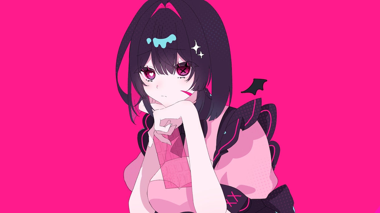 VTuber・配信活動に使えるイラスト描きます 幅広い絵柄で依頼者様のイメージに沿ったイラスト制作をします♪ イメージ3
