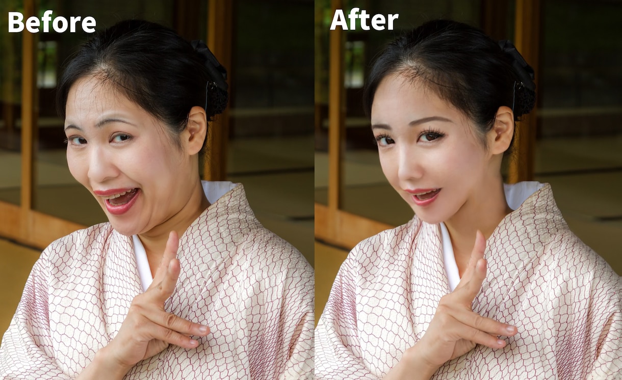 写真修正をプロのクオリティでお届けします 綺麗にすることに一番自信あります。 イメージ4