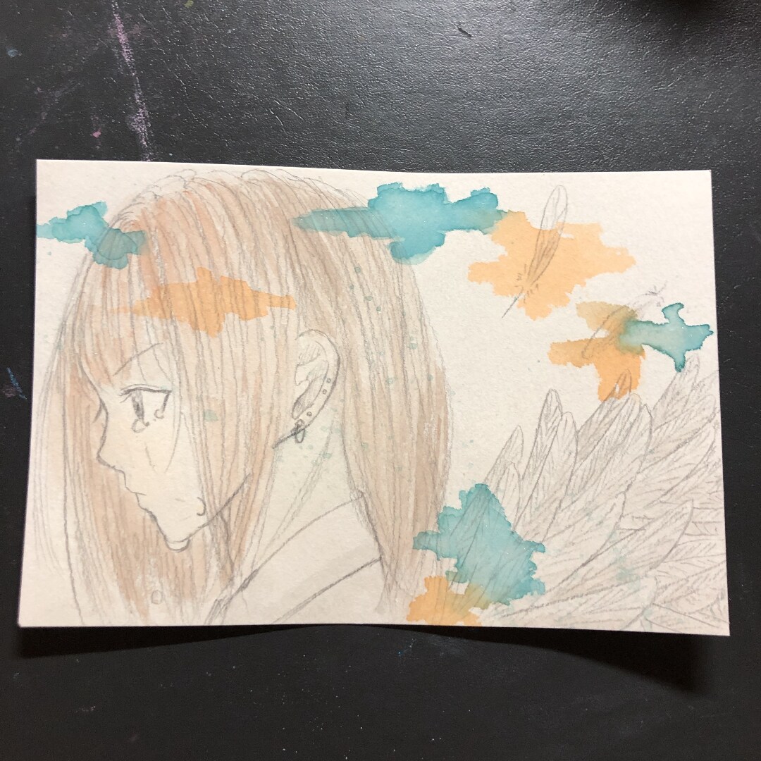 ハガキにイラスト描きます お手紙を添えて大切な人への贈り物にもどうぞ。 イメージ2