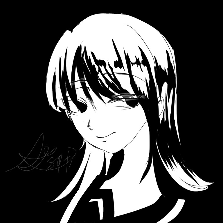 細いものなどもできます あなただけのモノクロイラスト作成します イメージ7