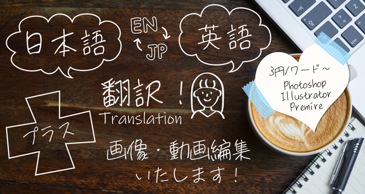 1000文字まで英日翻訳いたします YouTube動画などへテロップ挿入も可！ イメージ1