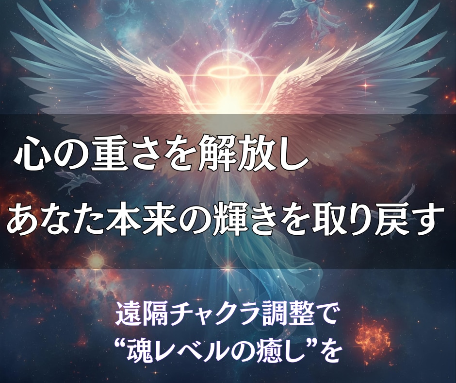 遠隔チャクラ調整で心身癒し本来の自分を取り戻します 滞ったエネルギーを解放し、心に静かな調和を取り戻す時間 イメージ2