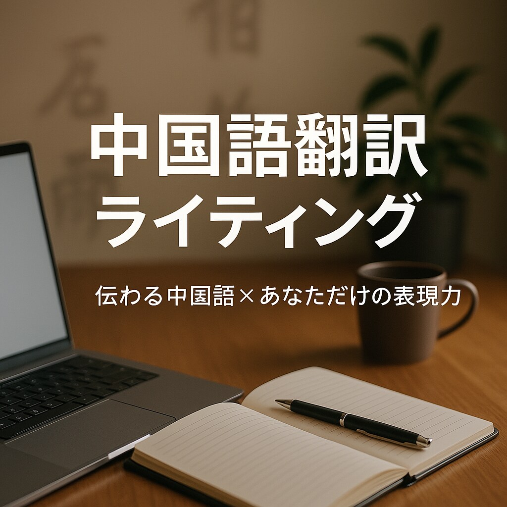 中国語で魅力が伝わる文章にます 伝えたい想い、魅力的な中国語にします イメージ1