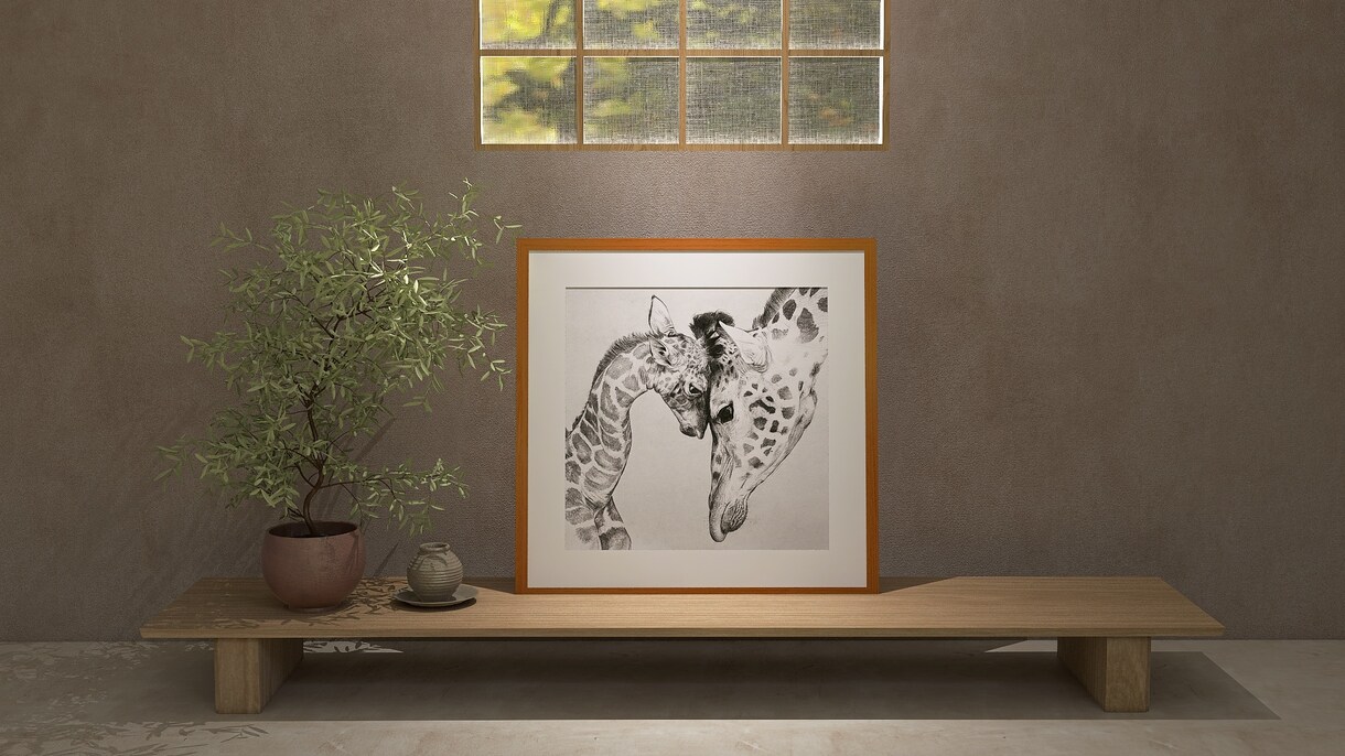 おしゃれな絵画風パースを作成します お好きな写真で絵画のようなインテリアパース^^ イメージ3