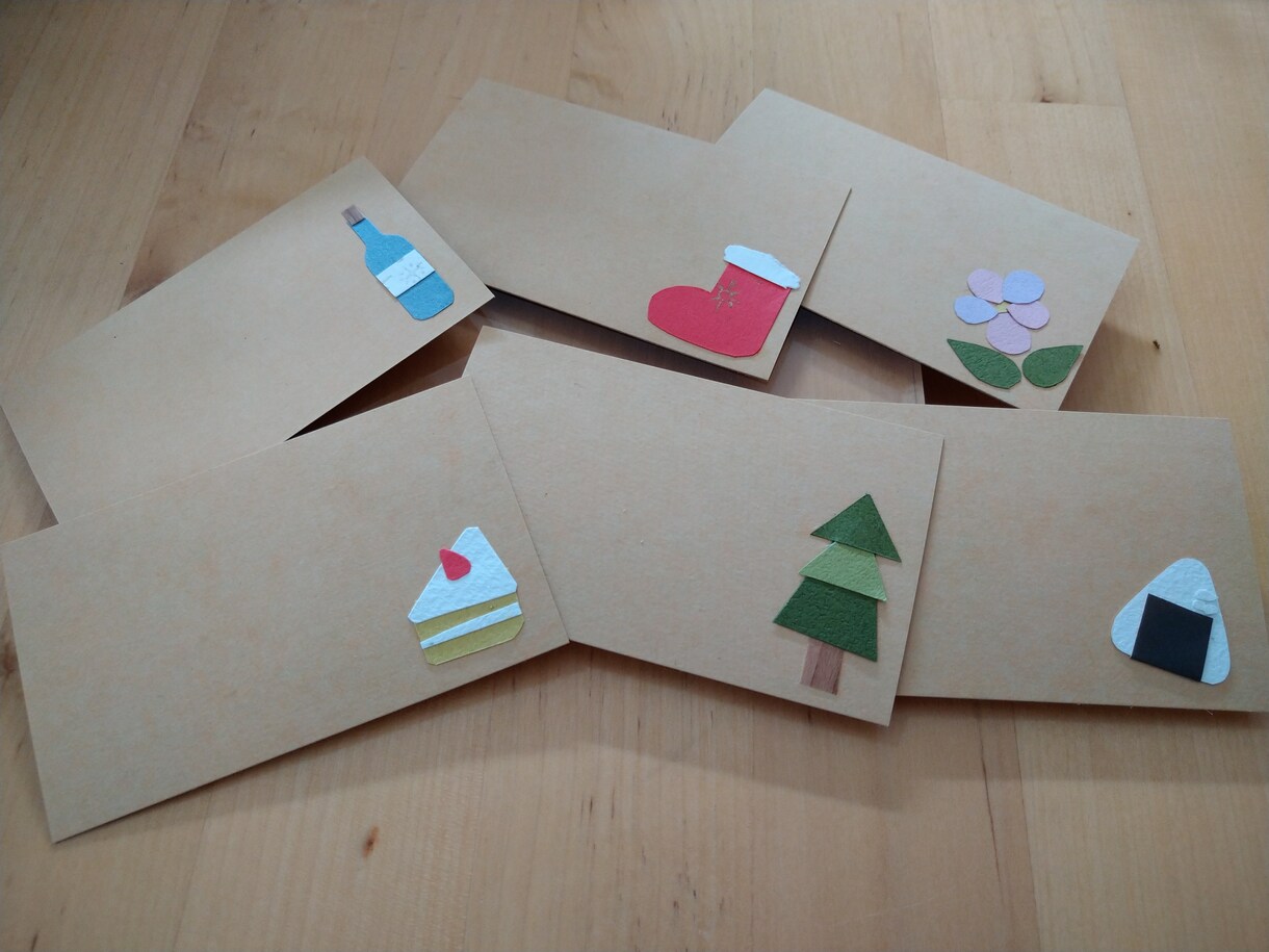 可愛い切り絵のプライスカード作ます ラミネートされたプライスカードなので、何度も書き直しできます イメージ1