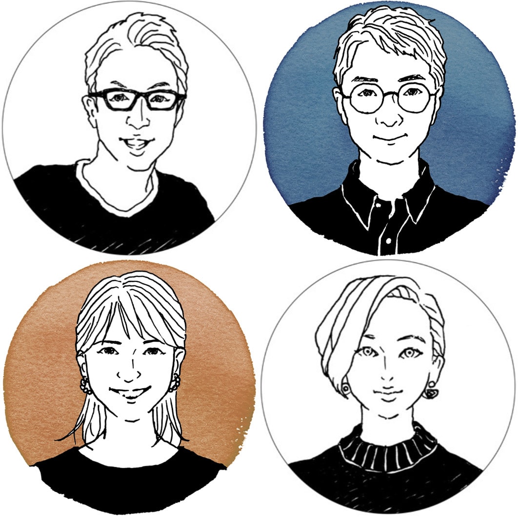 温かみのある線画イラストの似顔絵アイコンを描きます ライン、ツイッター、インスタグラムなどのSNSアイコンに イメージ1