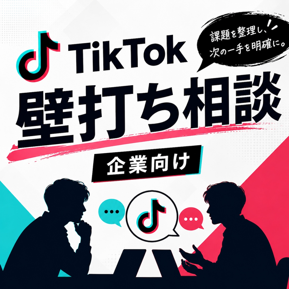 TikTok運用の壁打ち・戦略相談に乗ります 企業向けTikTok運用・戦略相談 イメージ1