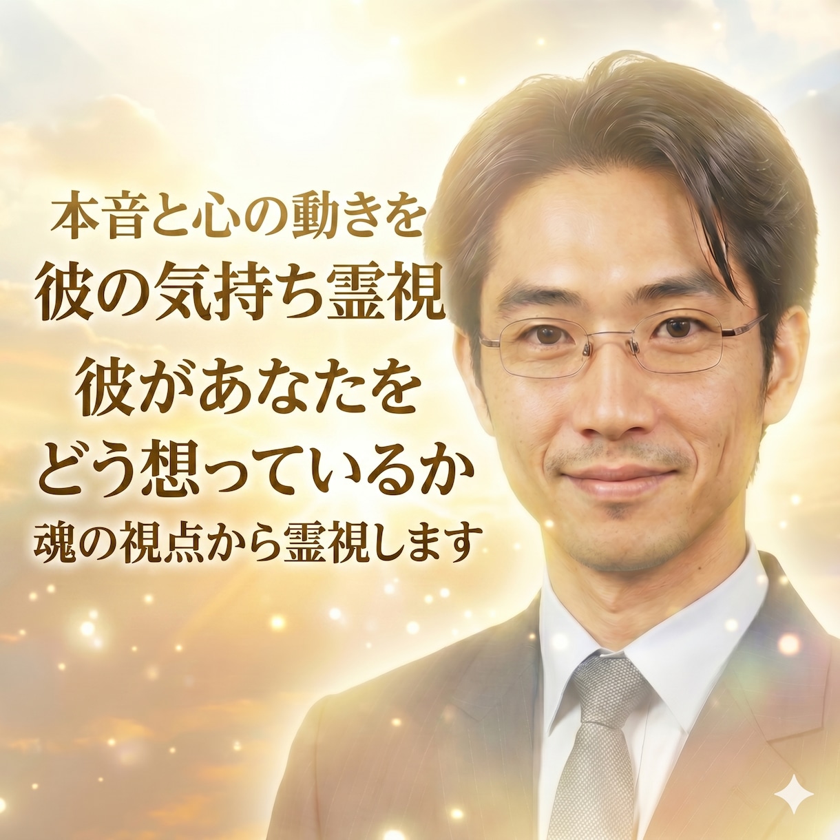 彼の気持ち霊視☆本音と心の動きを鑑定します 彼があなたをどう想っているか魂の視点から霊視します イメージ1