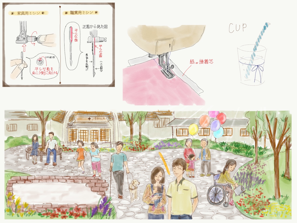 用途に合わせて　イラスト描きます オリジナルイラストが欲しい方にオススメ☆ イメージ3