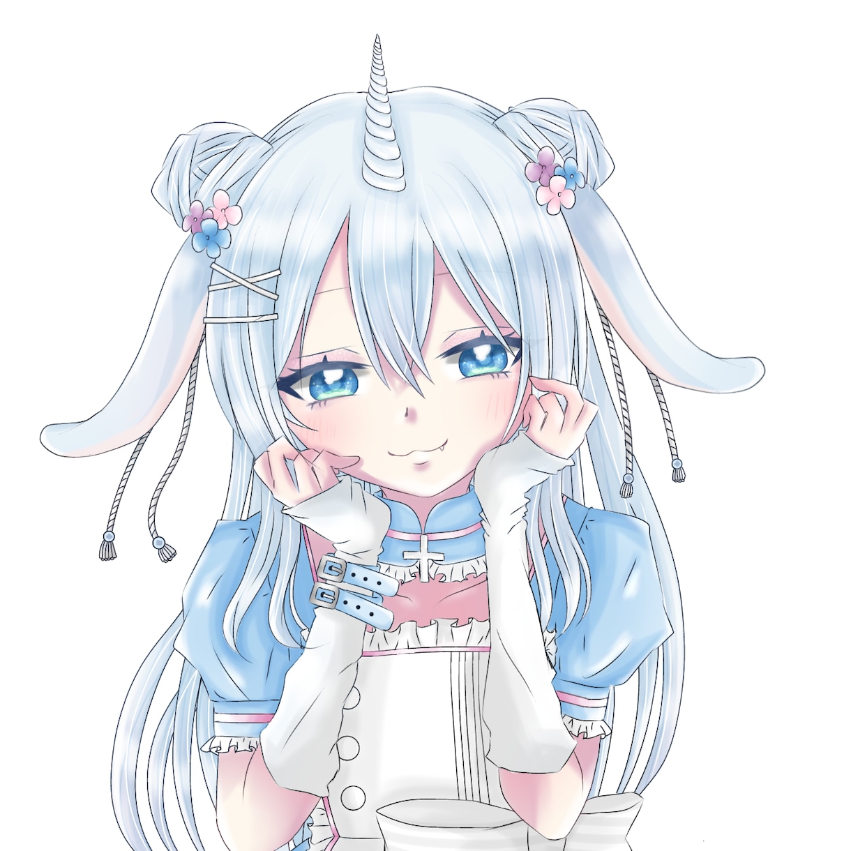 SNS用アイコン描きます 女の子キャラが得意です。バストアップorちびキャラ受付中 イメージ2