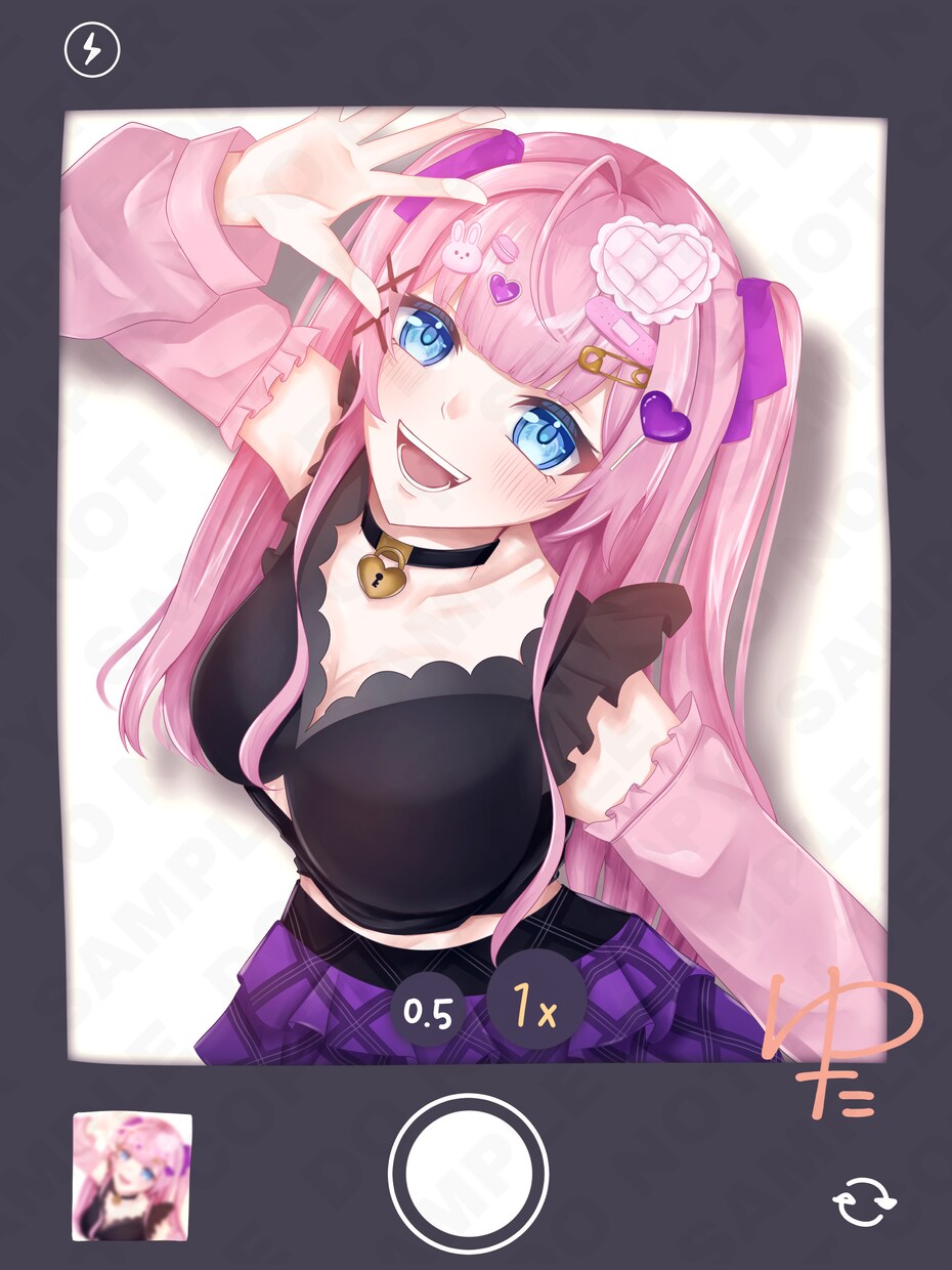 キラキラ‪で可愛いイラストを描きます SNSや動画に使えるイラスト制作 イメージ1