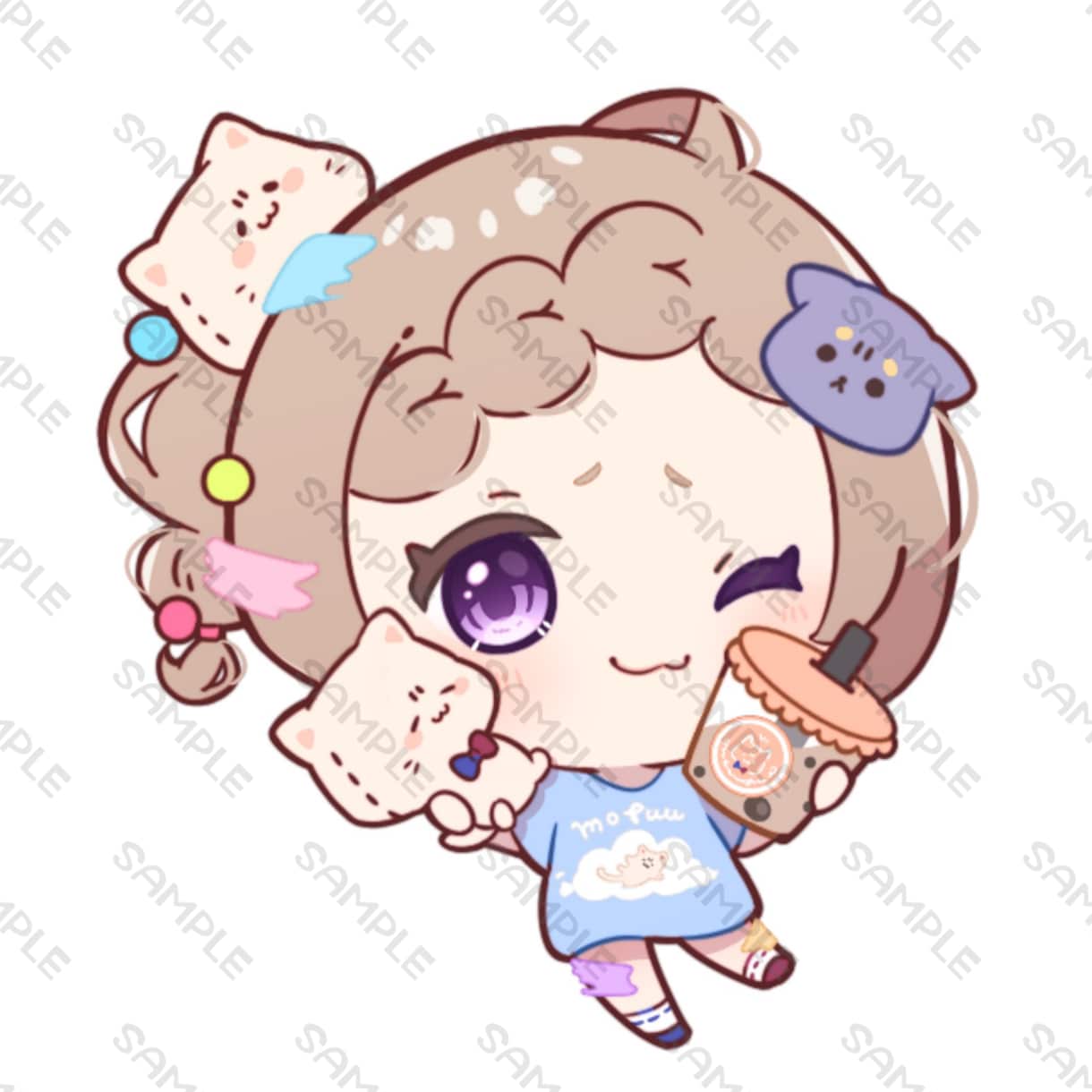 先着２名限定！ミニキャライラスト制作いたします ココナラ開設記念価格！商用利用も可能です！ イメージ3