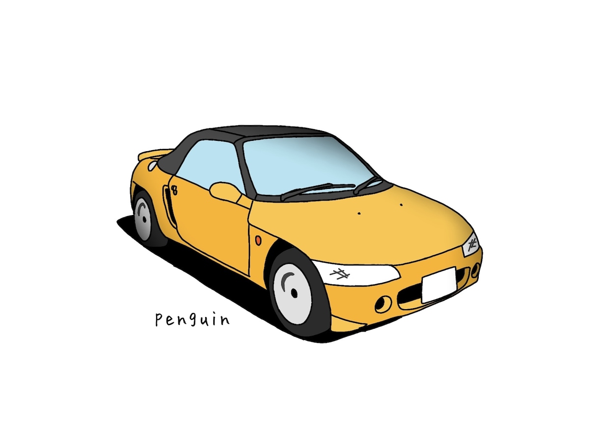 お好きなお車描きます リアルだけど可愛いイラストを描きます！ イメージ2