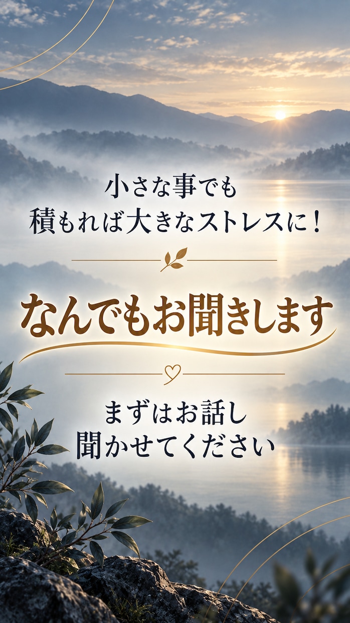 あなたの気持ちに寄り添います 豊富な経験、霊感を用いて降りてきた言葉をそのままお伝えします イメージ1