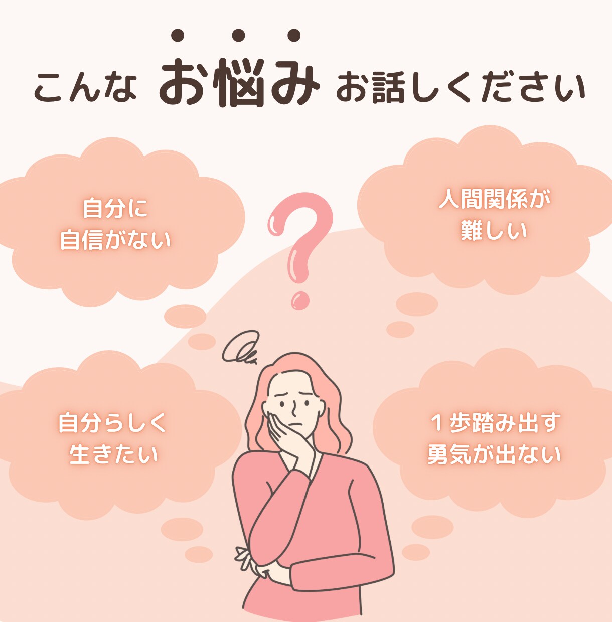 頭の中のモヤモヤを一緒に整理してスッキリします モヤモヤの原因と解消する具体的な行動を見つけます イメージ2