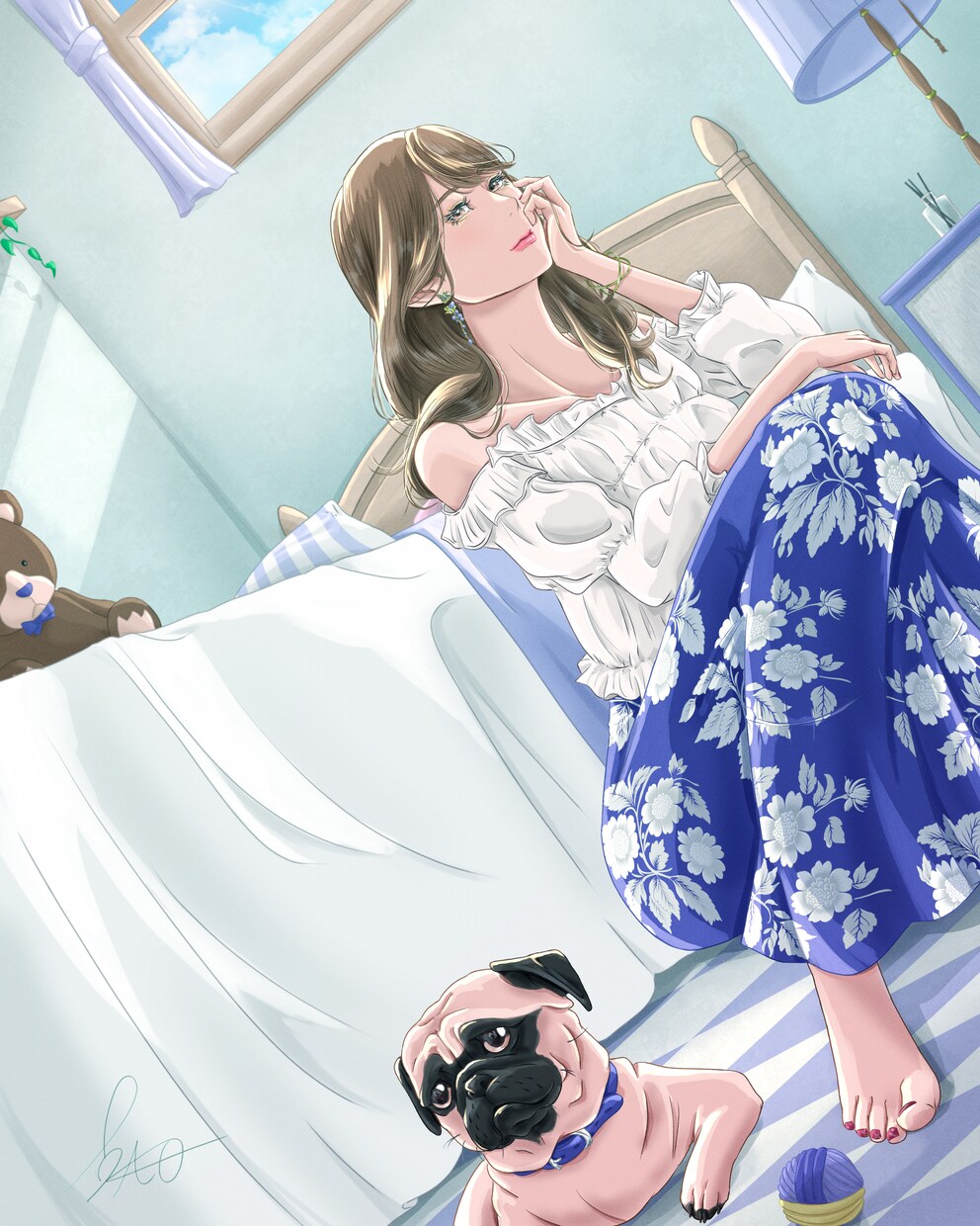 オーダーメイドで世界に1枚のイラストを描きます アイコンやプレゼント、雑誌などへの利用OK イメージ5