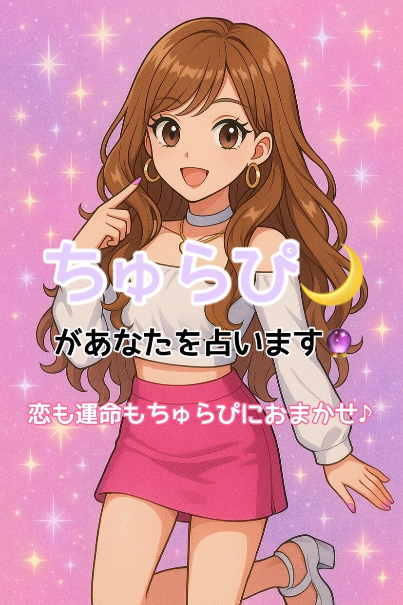 ギャル占い師【ちゅらぴ】があなたを占います 恋も運命も＊ちゅらぴにおまかせ♪ イメージ1