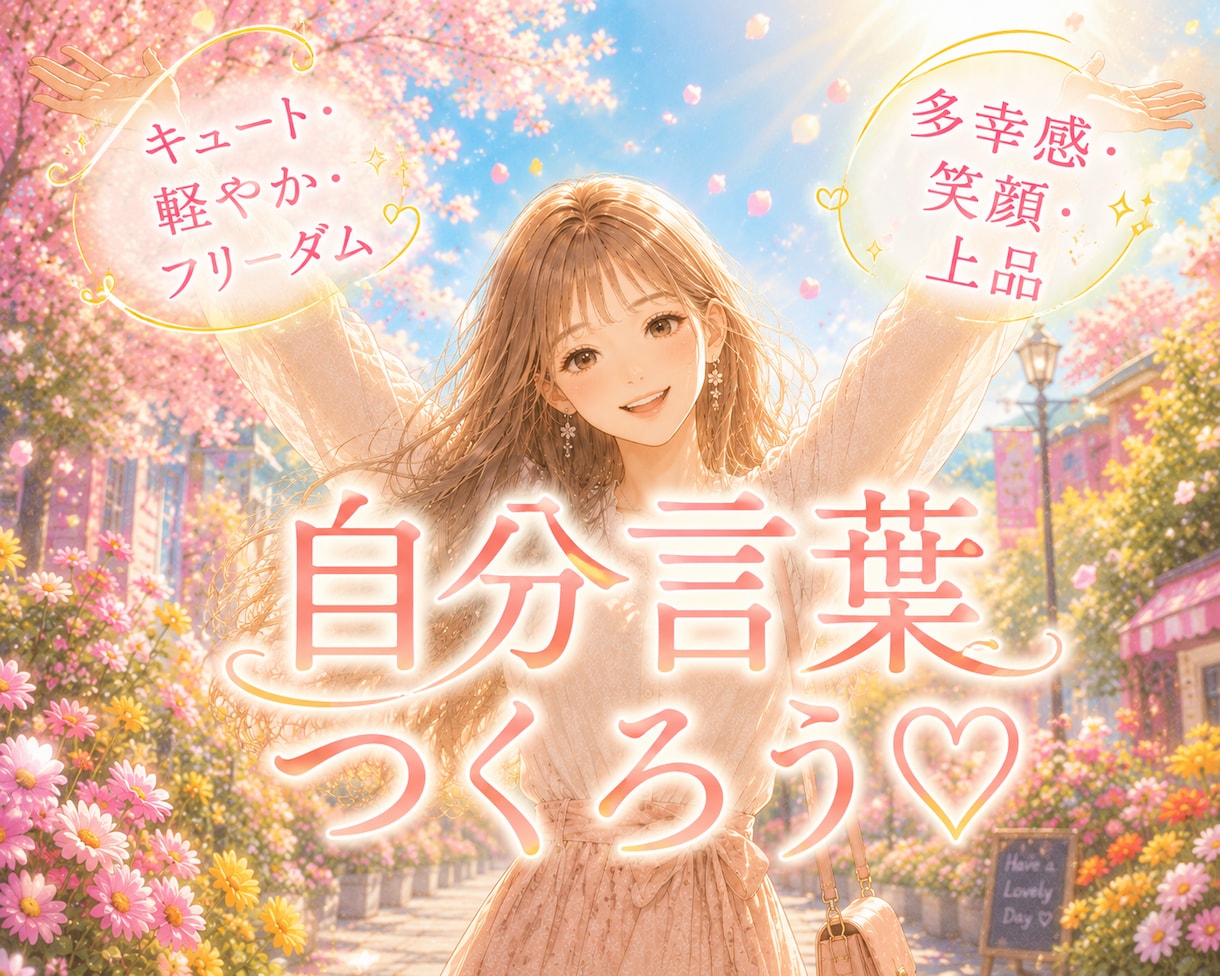 自分言葉で✾あなたらしさ✾を一緒に見つけます 【花のように、自分を言葉にして、毎日をもっと心地よく】 イメージ1