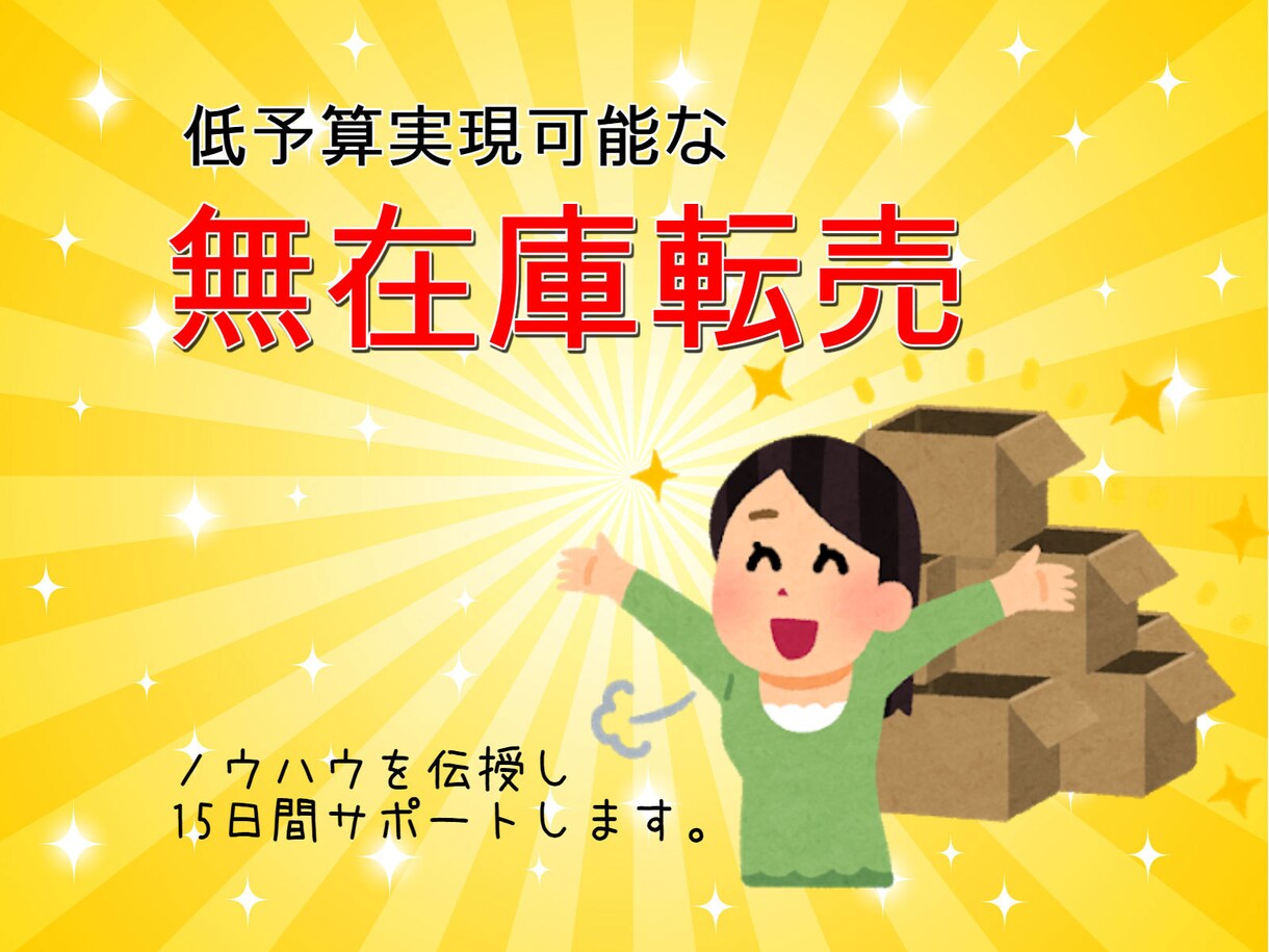 負担のかからないECショップ開設法を教えます 低予算で実現！無在庫で初心者にも負担がかからないショップ作り イメージ1