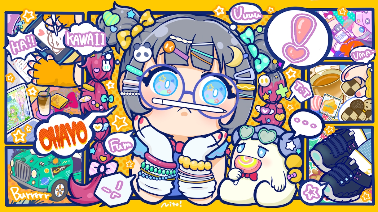 もちもちかわいいイラスト描きます CDジャケット、MV、Vtuber、プレゼント絵などなど！ イメージ1