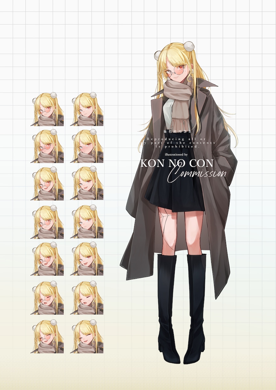 TRPG・Vtuber用の立ち絵の制作を承ります 貴方の思い描くキャラクターを形にします イメージ8